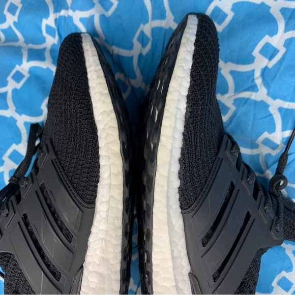 Adidas Women’s size 10 Ultraboost 4.0 core black triple white low top dna wmns - Picture 11 of 11